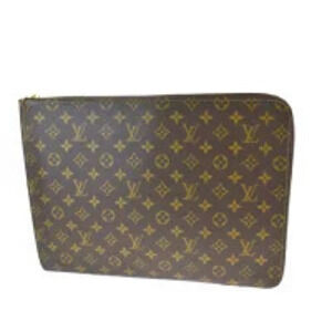 Louis Vuitton Pochette Documents Clutch Bag Monogram Leather